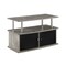 Convenience Concepts Designs2Go TV Stand with 2 Storage Cabinets and Shelf, Faux Birch